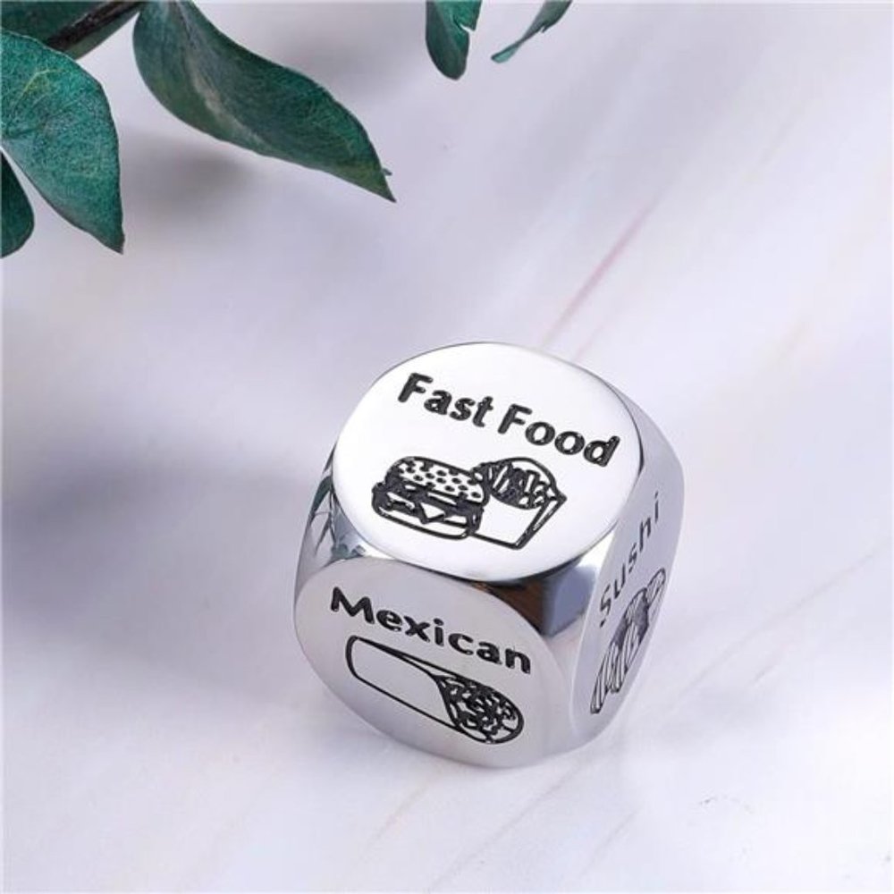 Couple Gifts for Boyfriend Girlfriend Food Decider 11th Anniversary Steel‎ Date